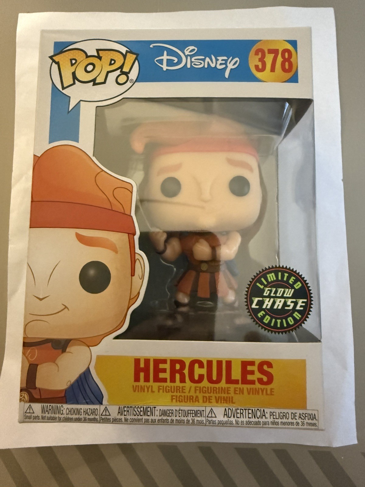 Funko Pop! Vinyl: Disney - Hercules (Glow) (Chase) #378