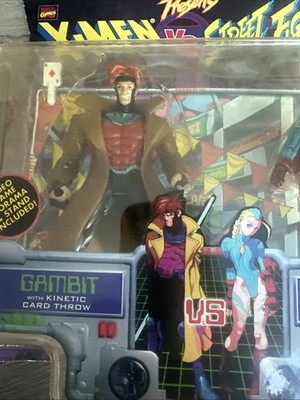 1998 Toy Biz X-Men vs Street Fighter GAMBIT vs CAMMY Video Game