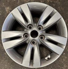* 16" GENUINE HYUNDAI IX20 ALLOY WHEEL RIM 6J ET51 52910-1K150 5 SPOKES