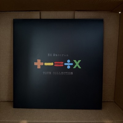 Ed Sheeran Mathematics Tour Collection Vinyl Blood Records Splatter/3000