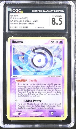 Unown graded CGC 8.5 for sale on eBay