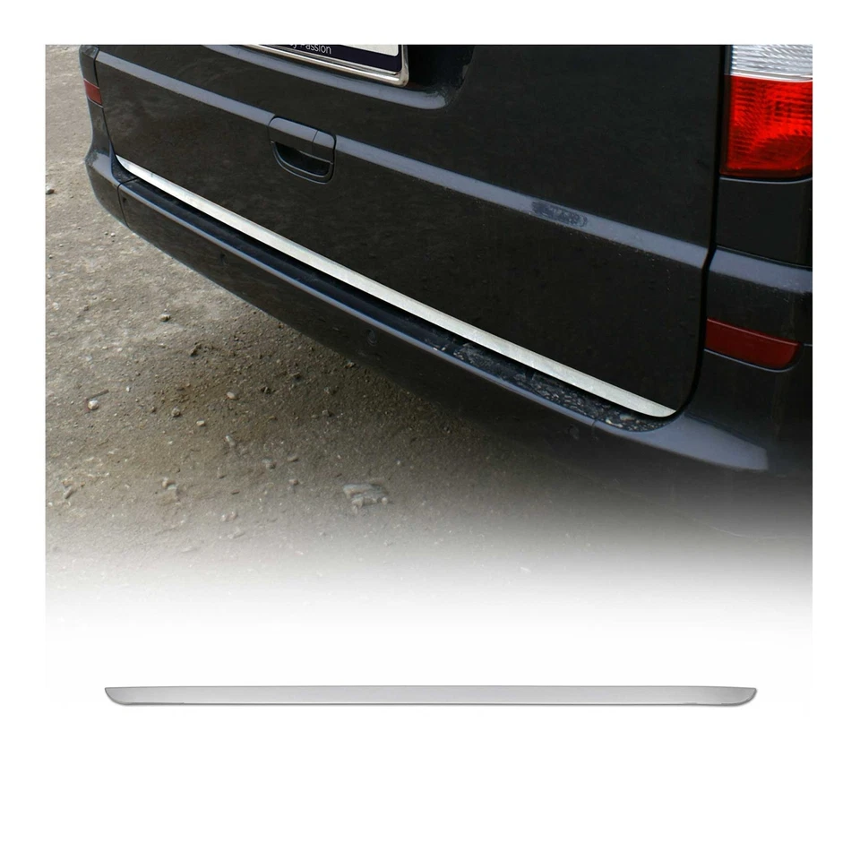 Kofferraumleiste Heck Leisten für Mercedes Vito W639 2003-2014 Edelstahl Chrom