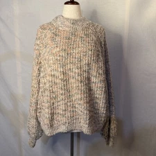 A.N.A. Crew Neck Multicolor Women's Sweater XXL