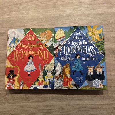   ALICE IN WONDERLAND & THROUGH THE LOOKING GLASS Signed Chris Riddell Edition