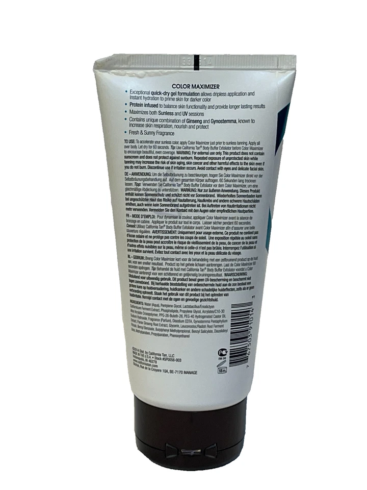 California Tan 无日晒颜色最大化步骤 1 质数皮肤深色 - 6 液量盎司 — 第 2/2 张图片
