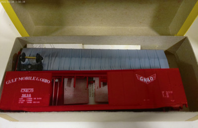 Accurail HO 1:87 #1020 Car 50 Gulf Mobile & Ohio 50'  DBL Door Boxcar GM&O #9134