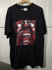 Vintage King Crimson Band T Shirt Album artwork Size Large Screen Stars