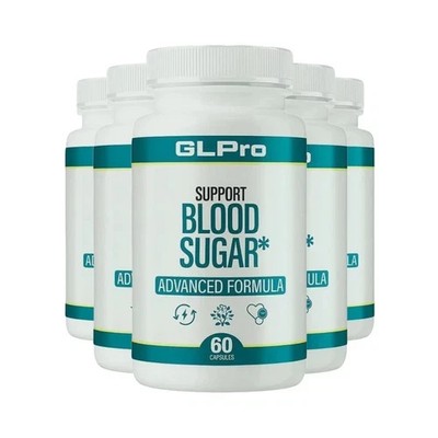 5-Pack GLPro Capsules   GL Pro Natural Blend Glycogen Blood Support - 300 Caps
