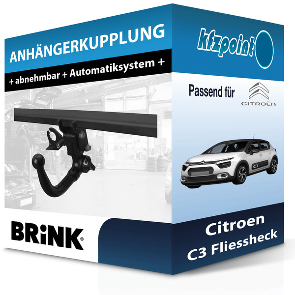 Brink AnhäNgekupplung Abnehmbar Passend für Citroen C3 Fliessheck 07.2016-Jetzt-image