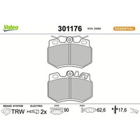 Valeo 301176 Bremsbelagsatz FüR Peugeot Citroen Bremse BremsbeläGe