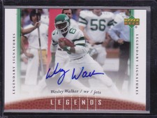 2006 Upper Deck Legends Legendary Signatures #33 Wesley Walker Auto
