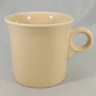 Homer Laughlin Fiesta ware Mug Ivory Tom & Jerry O-Ring Handle Coffee Cup HLC