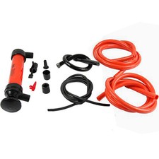 Syphon Pump Fuel Oil Water Transfer Hose Pump Siphon Pump With Adapters
