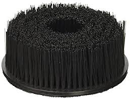 Carpet Seat Upholstery Mat 5" Round Spinner Brush Hook-N-Loop Backing Attachment