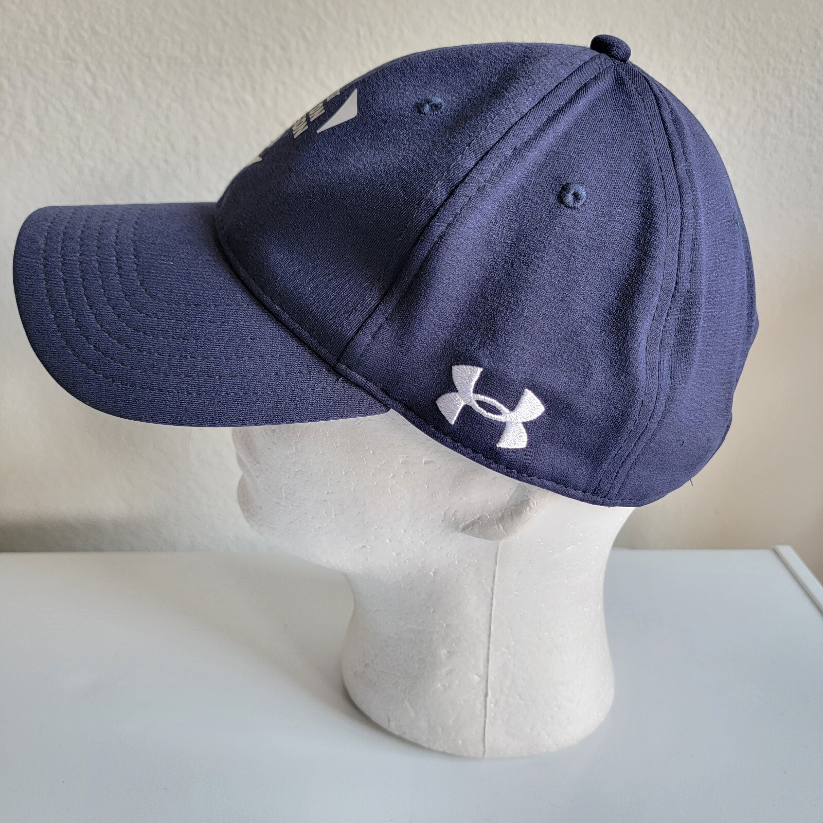 Under Armour Free Fit Byron Nelson AT&T Men's Golf Hat Navy Blue OSFA UH209M thumbnail 3