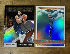 2019-20 Hoops Lights Camera Action + Zero Gravity Holo Insert Karl Anthony-Towns