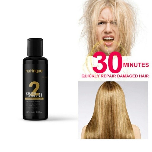 Tratamiento Para El Cabello De Keratina Alisa Hidrata Y