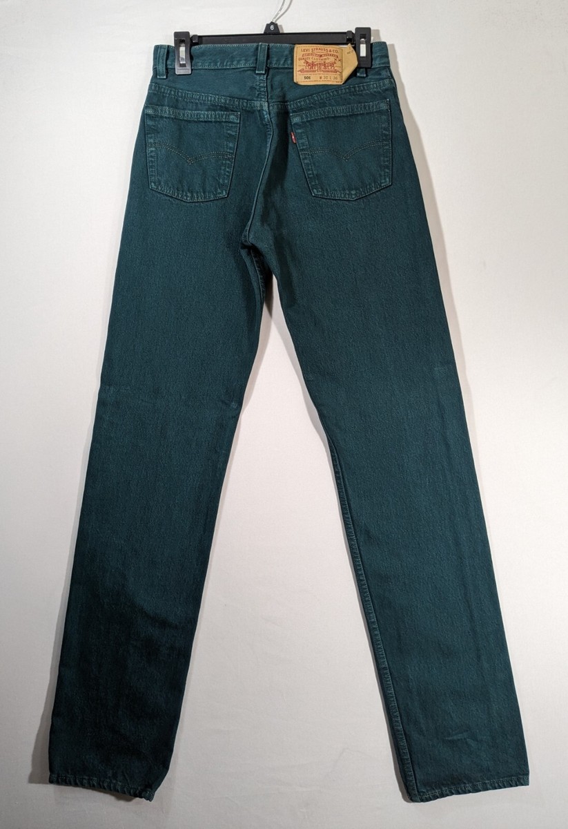 Vintage Levi's 501 Button Fly Jeans 30x36 (28x35) USA Tag Straight