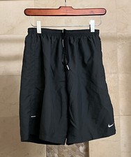 Nike Running brief-lined 7.5" inseam shorts, charcoal dark gray, size S
