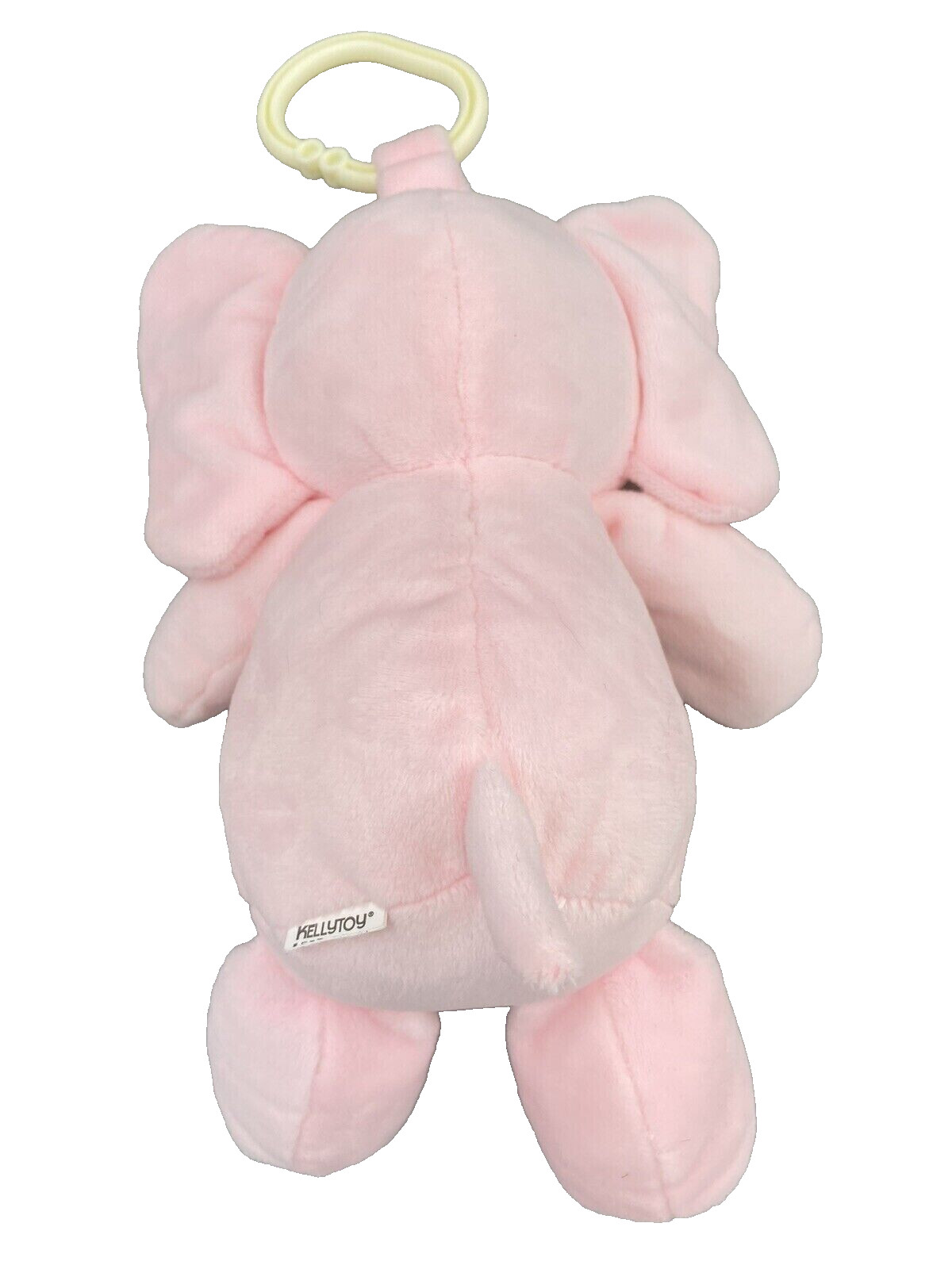 Kellytoy Elephant Plush Pink 11 Inch Rattle Crinkle Soft Baby Toy Stuffed Animal