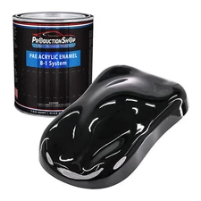 ProductionShop 1 Quart High Gloss Black Pearl Acrylic Enamel Auto Paint