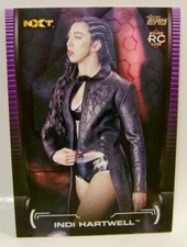 INDI HARTWELL RC ROOKIE CARD /99 NXT PURPLE WWE UNDISPUTED TOPPS 2021