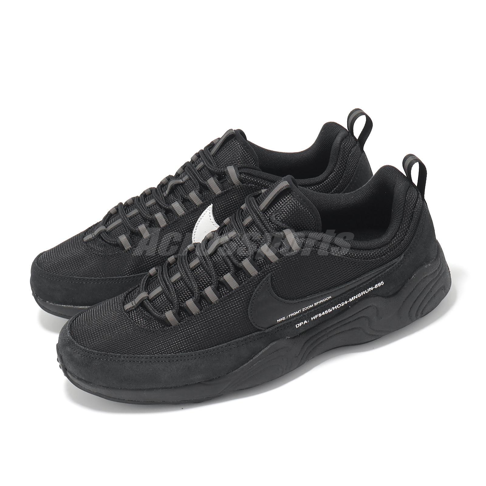 Nike Fragment Design x Air Zoom Spiridon Black Для мужчин в стиле кэжуал HF5455-001