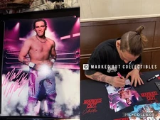 Marcus Mathers Signed Matte 8x10 Proof WWE ID Promo NXT EVOLVE AEW