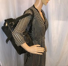 Auth Pre-owned Large Mulberry Double Flap And Strap Purse Pocketbook Satchel