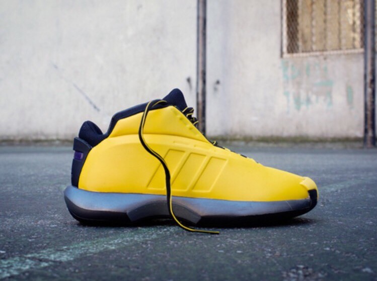 adidas KOBE バスケットボールシューズ イエロー ADIDAS KOBE BRYANT SUNSHINE SNEAKERS SIZE 9 SHOES YELLOW