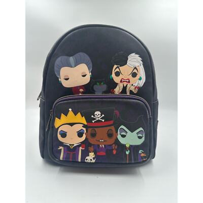 Disney Loungefly Funko Pop Backpack with Villain Characters Amazon.com | Loungefly POP Disney Villains Tattoo All Over  main image 2