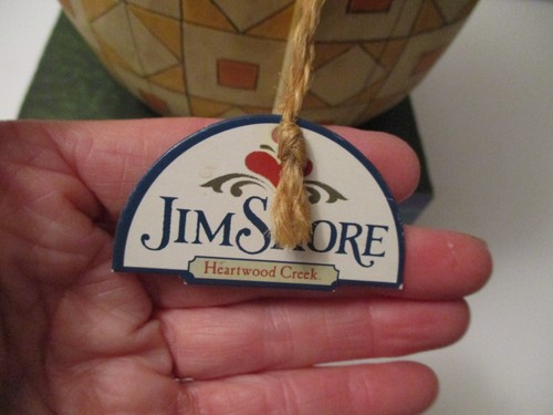 Jim Shore Heartwood Creek 2006 Large Orange Cat Red Flower 17¼"Tall 4007764 MWT - Picture 2 of 5