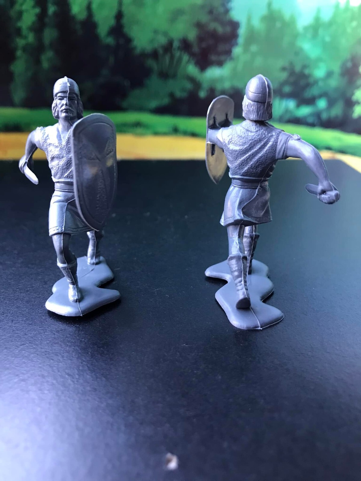 MARX TOYS RECAST 54 MM VIKINGS PLAYSET REISSUE18 FIGURESSILVER eBay