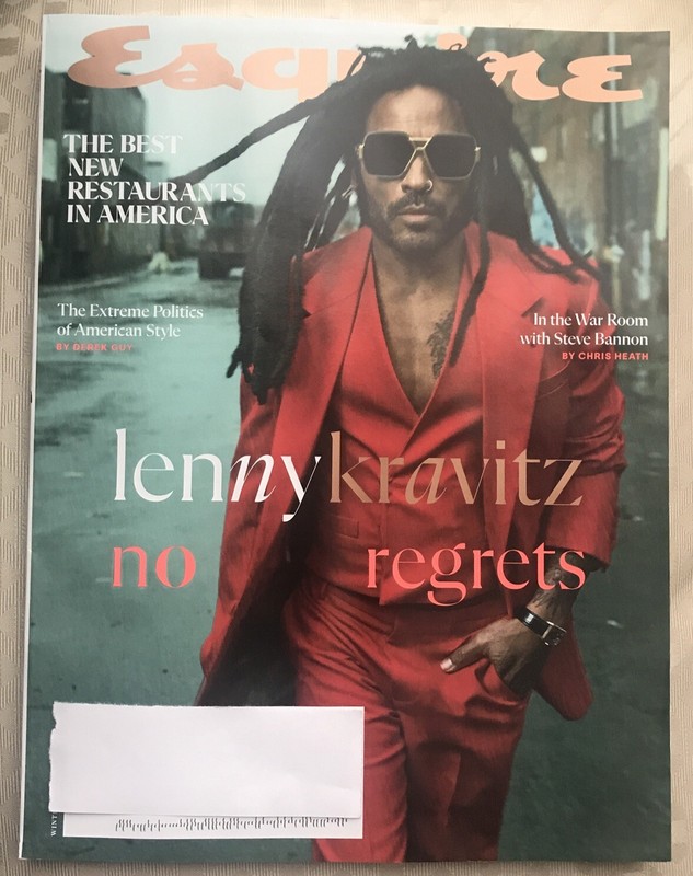 ESQUIRE Magazine Winter 2023 Lenny Kravitz Billie Joe Armstrong Ramy Youssef NEW