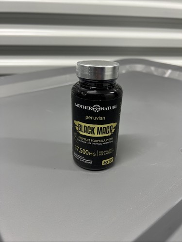 Organic Black Maca Extract, 37,500mg, 60ct, for Sexual Health & T Boost