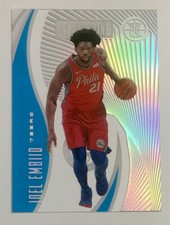 2019-20 Panini Illusions Basketball Astounding Joel Embiid Sapphire Blue #7!