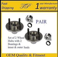 2001-2003 MAZDA PROTEGE Front Wheel Hub & Bearing & Seal Kit (Rear Drum) (PAIR)