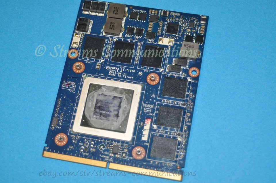 TOSHIBA Qosmio X775-3DV78 Gaming Laptop Video Card K000127390 LS-7191P - Image 2 of 4