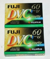 Fuji Film DVC Digital Video Cassette 60 SP 90 LP Factory Sealed 2 