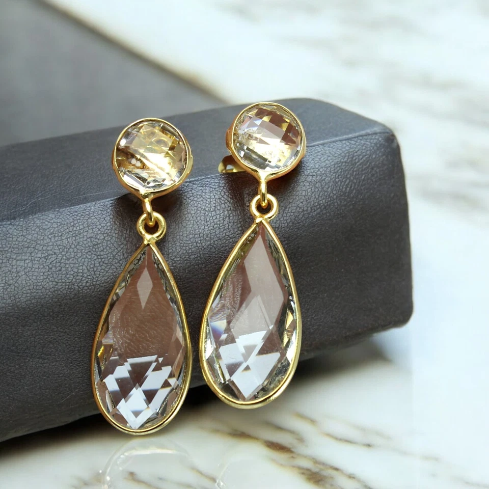 Juegos de joyas de aguamarina para mujer pendientes, anillos, brazaletes y colgantes regalo gratis Foto 4 de 4