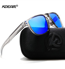 KDEAM Men Women Polarized Sport Sunglasses UV400 Outdoor Driving Square Glasses