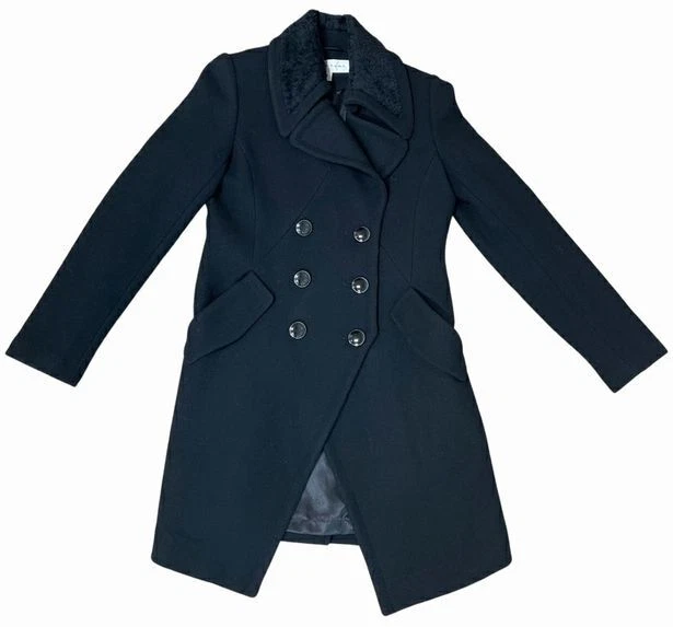 Trina turk wool store blend coat