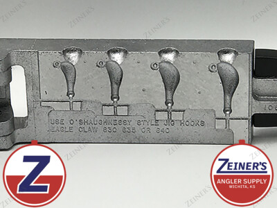 1054 New Do It Banana Jig Mold - 1/8 1/4 3/8 1/2 Ball Collar