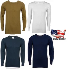 Indera Mens Regular & Big ICEtex Dual Face Fleeced Thermal Long John Top