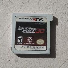 Tom Clancy's Splinter Cell 3D Nintendo 3DS 2011 Cartridge Only AUTHENTIC