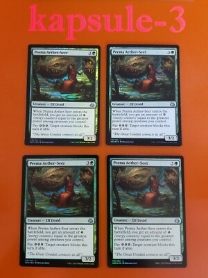 4x Peema Aether-Seer (LP-NM) | FOIL | Aether Revolt | MTG Magic Cards