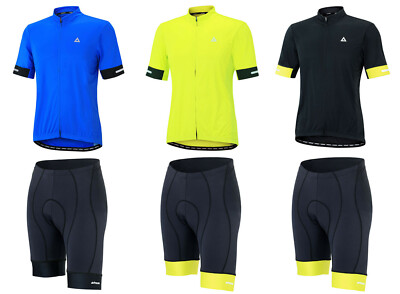 Airtracks Fahrradset:Radhose Kurz Comfort Line+Radtrikot Kurzarm ProTeam Line II
