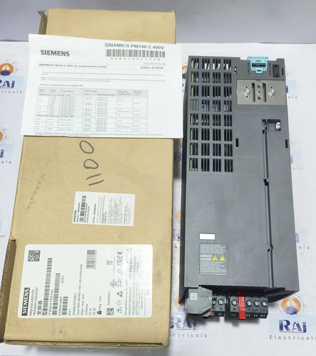 SINAMICS POWER MODULE PM240-2 ,11 kw (15 hp) SIEMENS UNFILTERED 6SL32101PE227UL0 - Picture 1 of 12