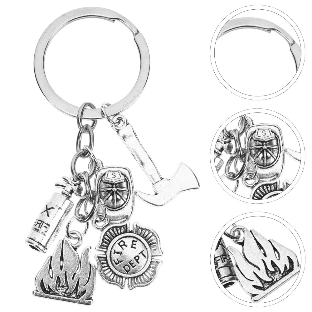 TOKIDNY 10 Stück Feuerwehr Charms - Feuerlöscher Anhänger Für Schmuck DIY