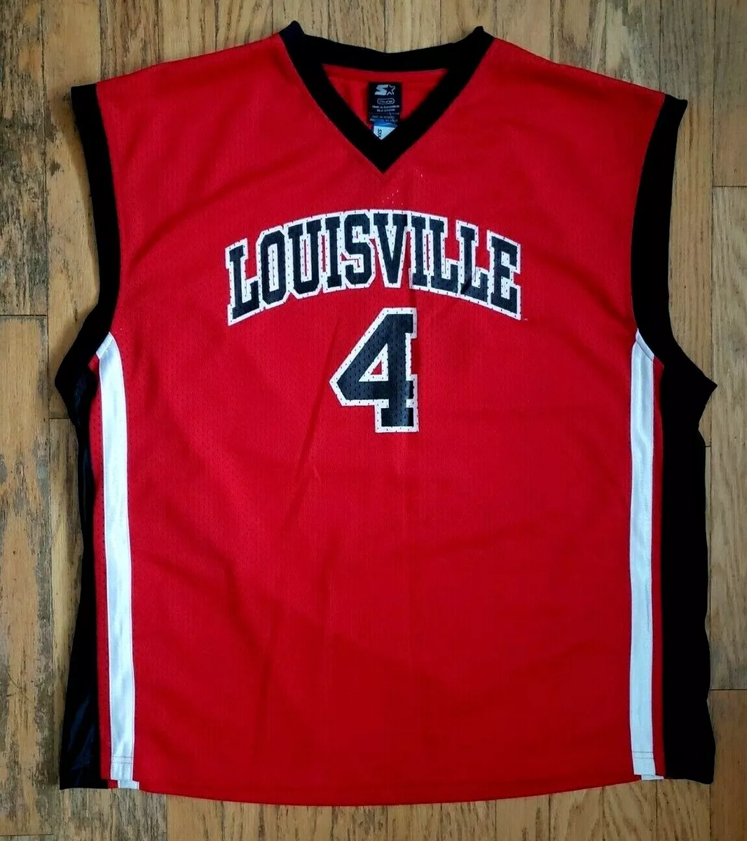 Vintage Louisville Cardinals College Basketball Jersey Vest White Medium, Vintage Online